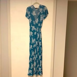 Lulus wrap maxi dress